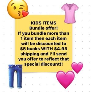 Any Kids Item BUNDLE Offer! L@@k!